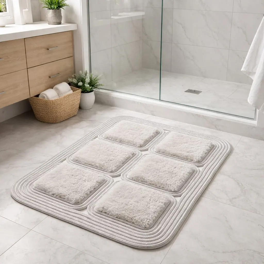 0702 01 Beyaz - KAYMAZ TABAN BANYO PASPASI