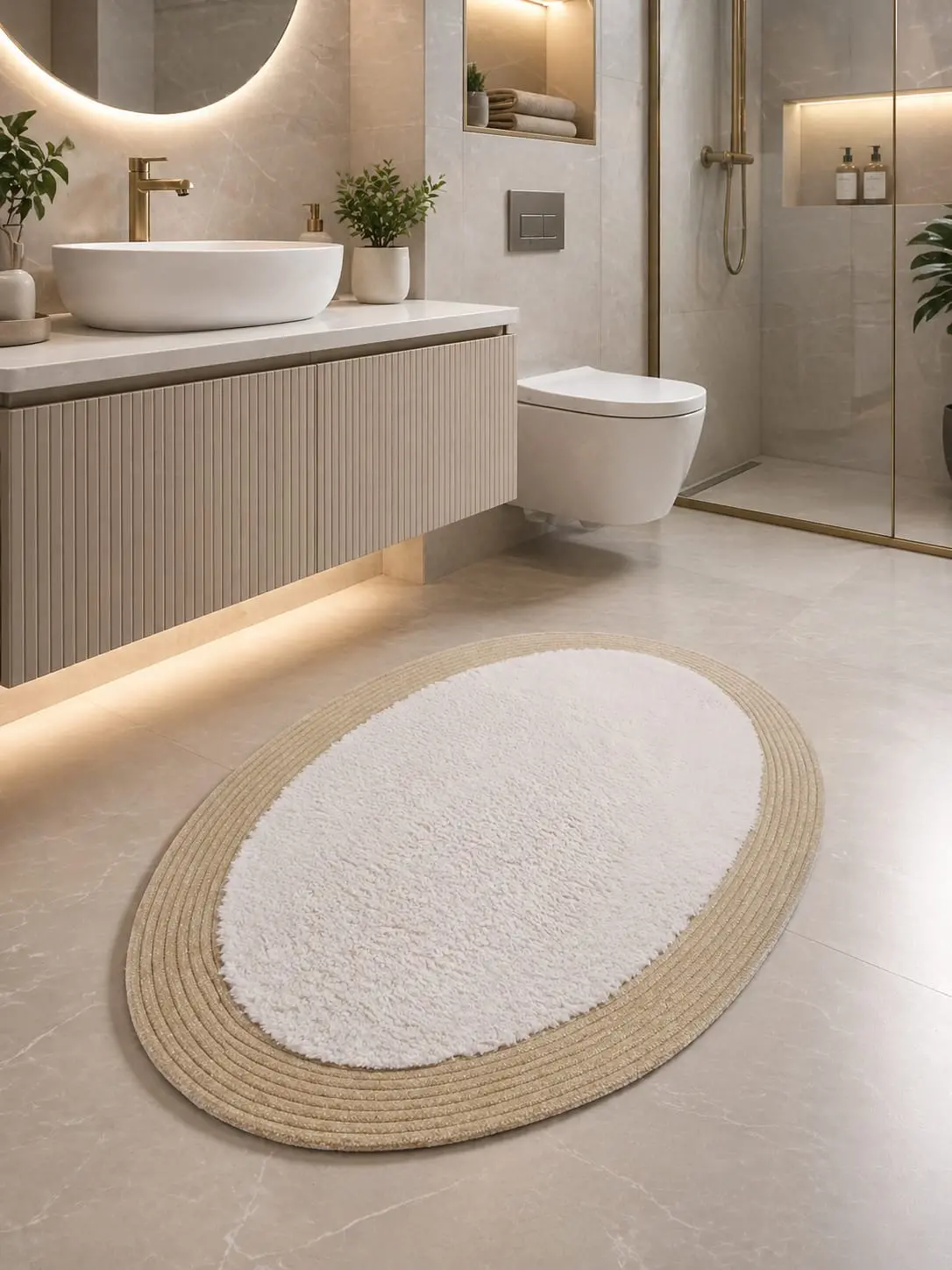 0703 03 Bej - KAYMAZ TABAN BANYO PASPASI